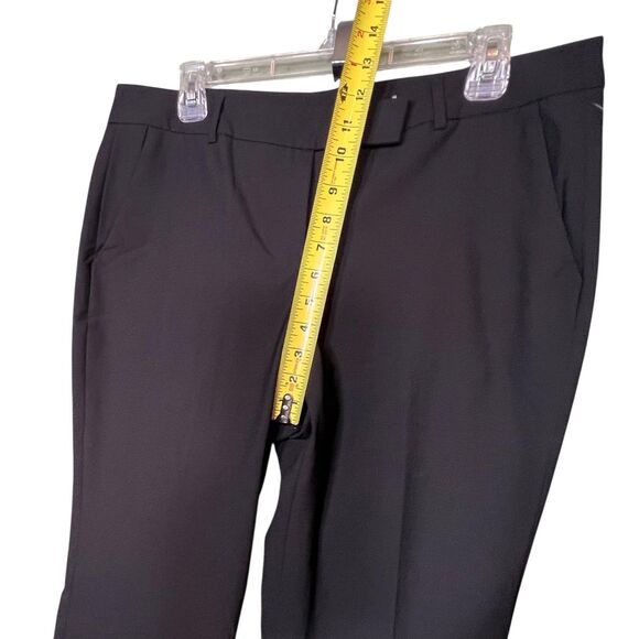 Lands End Pants Womens 12 Black Wool Blend Lined Flare Work Dress Career USA - Picture 9 of 13